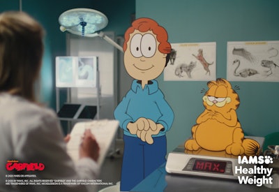The IAMS brand has launched a national campaign, partnering with Garfield, to raise awareness for the critical issue of overweight cats in the U.S.