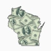 Wisconsin Money Map Dollars