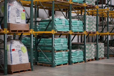 The mill's warehouse stores 330 tons of micro ingredients for the production of nine different types of poultry feed.