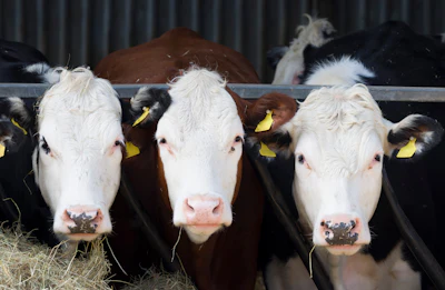 Three Cows Faces