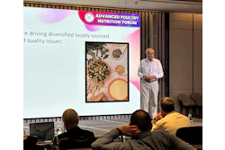 Dr. Julian Wiseman speaks during the Advanced Poultry Nutrition Forum 2026.
