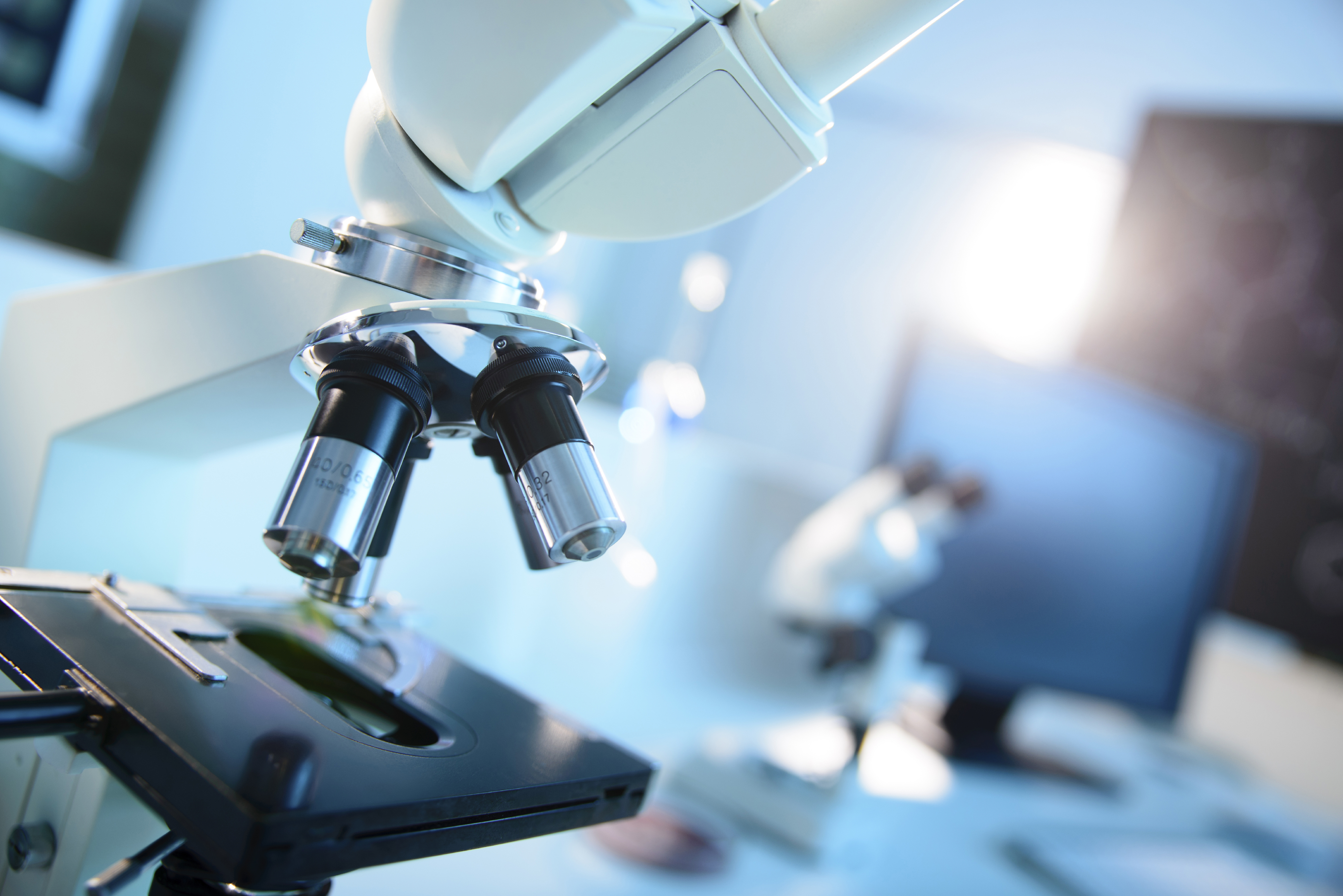 Microscope In Lab