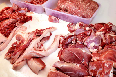 Raw Pork Meat