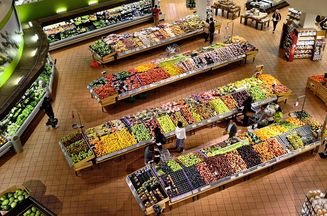 Supermarket Above View Pixabay