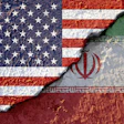 Usa Iran Flag