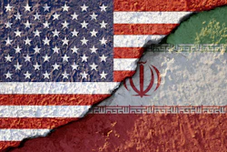 Usa Iran Flag