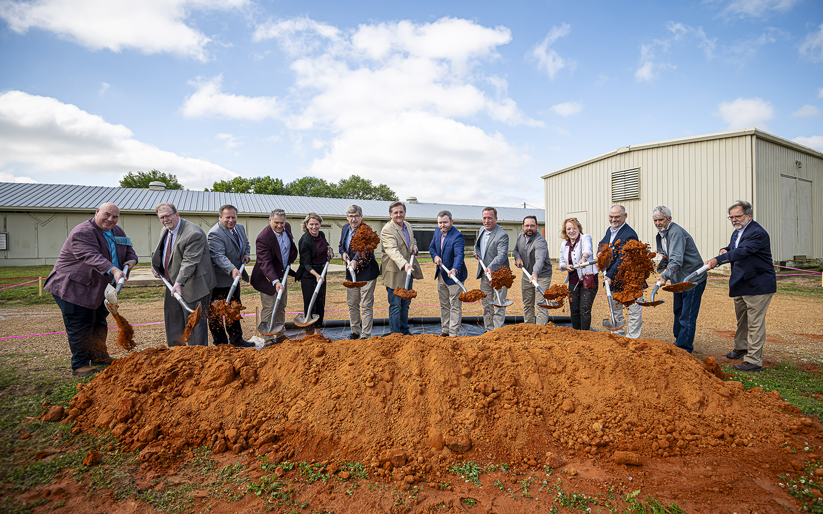 Mississippi State University breaks ground on new poultry feed mill