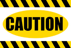 Caution Hazard Sign