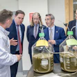 Alltech Ireland Applications Laboratory opening at the company’s European headquarters in Dunboyne, County Meath, Ireland, with a ribbon-cutting ceremony officiated by Minister Heydon, Minister Muir, Dr. Mark Lyons, Deirdre Lyons and Dr. Patrick Ward.