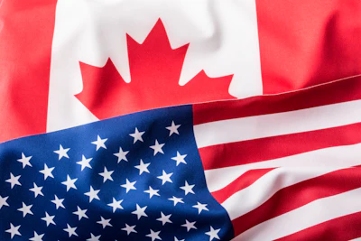 Canada Usa Flag