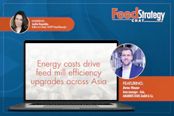 FeedStrategy Chat webinar featuring Jackie Roemmele and Arne Heuer discussing feed mill efficiency upgrades in Asia