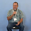 Mark Legan discusses how pork exports benefit soybean and corn farmers while speaking at World Pork Expo.