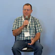 Mark Legan discusses how pork exports benefit soybean and corn farmers while speaking at World Pork Expo.