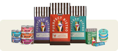 Alongside the awards program, Merrick Purrfect Bistro is rolling out a new brand identity that includes updated branding, packaging and an expanded product lineup.