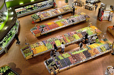 Overhead View Supermarket Elasticcomputefarm Pixabay