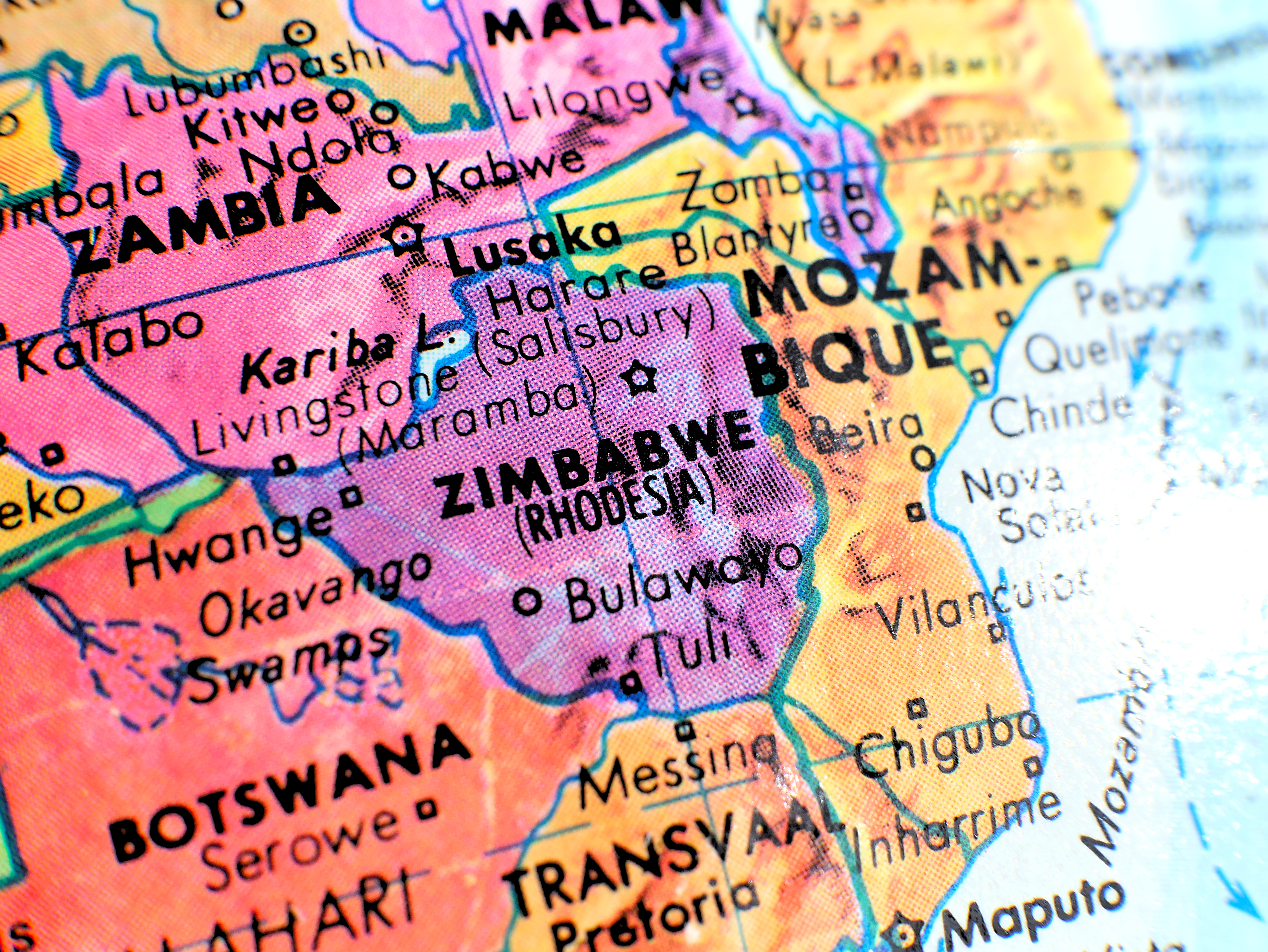 Zimbabwe Map
