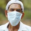 Man In Facemask Pandemic Concept