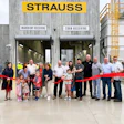 MPS Egg Farms celebrates the grand opening of its new Strauss Feed Mill in North Manchester, Indiana, with a ribbon cutting.