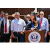 U.S. Secretary of Agriculture Brooke Rollins discusses plans to fight New World Screwworm during a visit to Douglas, Arizona.