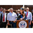 U.S. Secretary of Agriculture Brooke Rollins discusses plans to fight New World Screwworm during a visit to Douglas, Arizona.