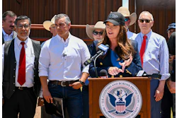 U.S. Secretary of Agriculture Brooke Rollins discusses plans to fight New World Screwworm during a visit to Douglas, Arizona.