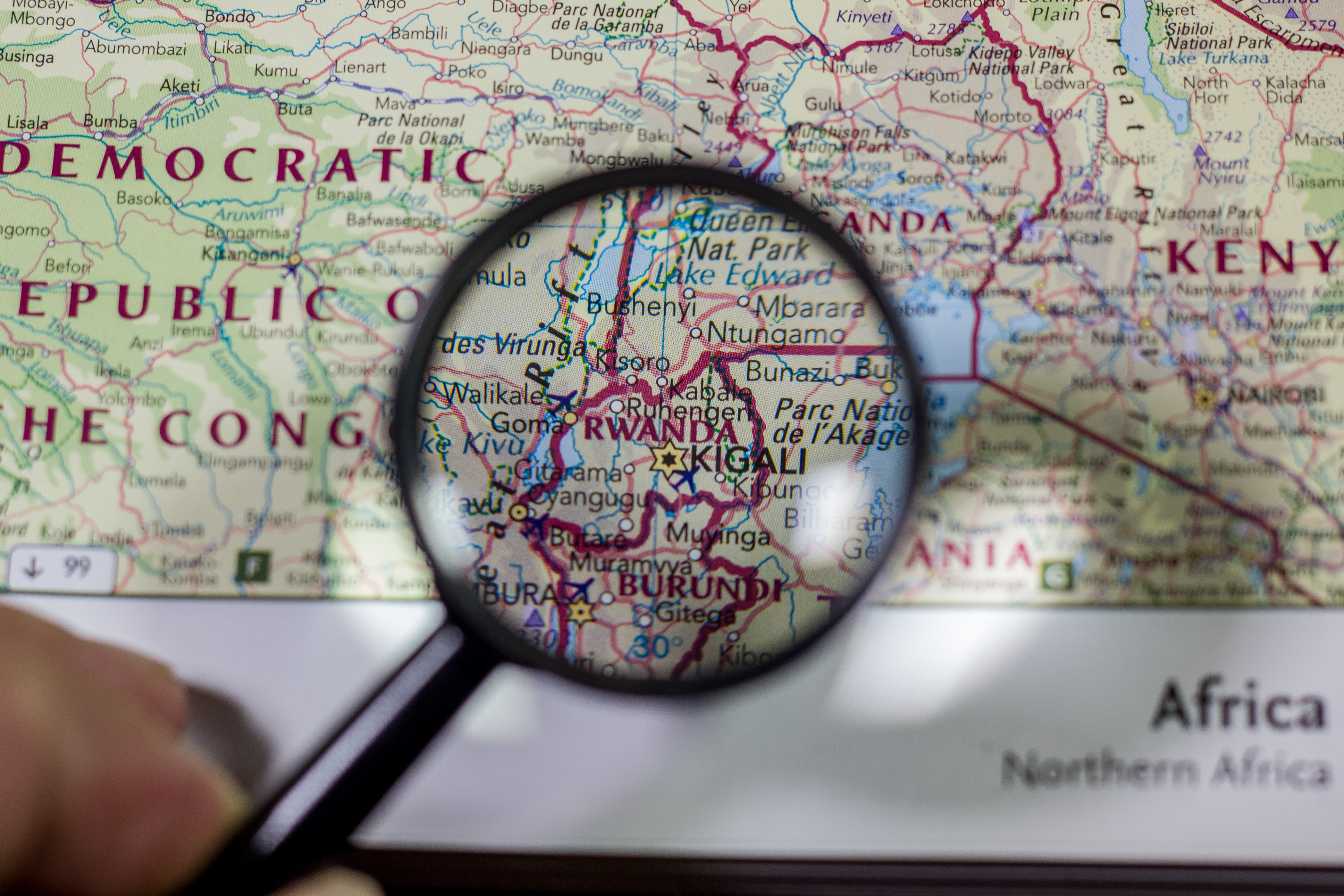 Rwanda Map