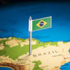 Brazil Map Flag