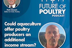 Future of Poultry Podcast episode featuring Mark Clements and Daniel Gospic discussing aquaculture opportunities for poultry producers