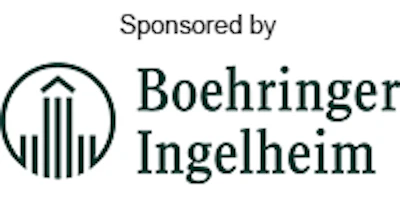 Boehringer Ingelheim logo with circular symbol and company name