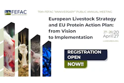 FEFAC 70th Anniversary Public Annual Meeting announcement for European Livestock Strategy and EU Protein Action Plan, April 27-28, 2027 in Luxembourg, with registration open.